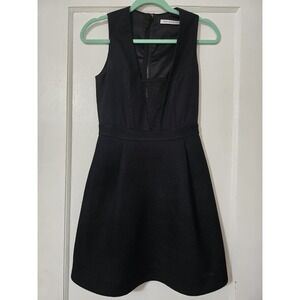 Camilla and Marc Dress Women's‎ Size 2 Black Knee length Mesh